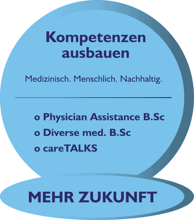 Medizinische Weiterbildung bei creaSKILL, Fokus auf Kompetenzentwicklung in Gesundheit.