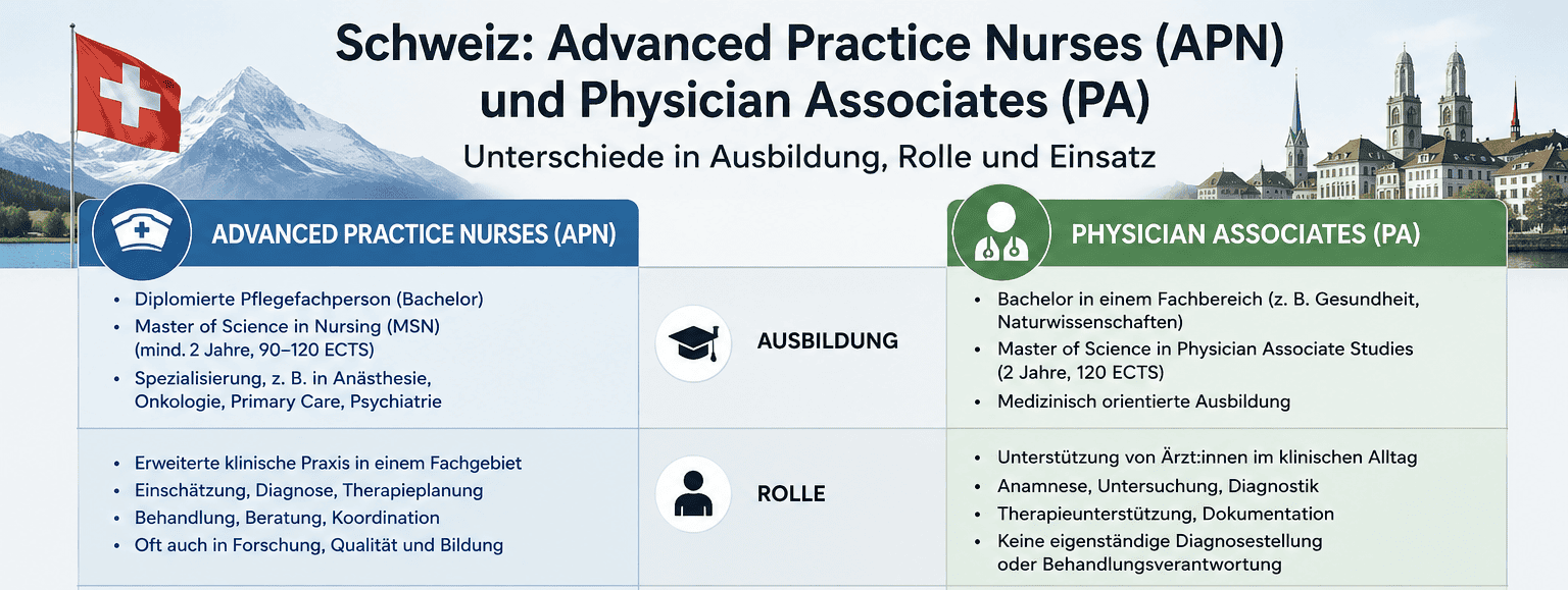 Infografik zu APN und PA in der Schweiz