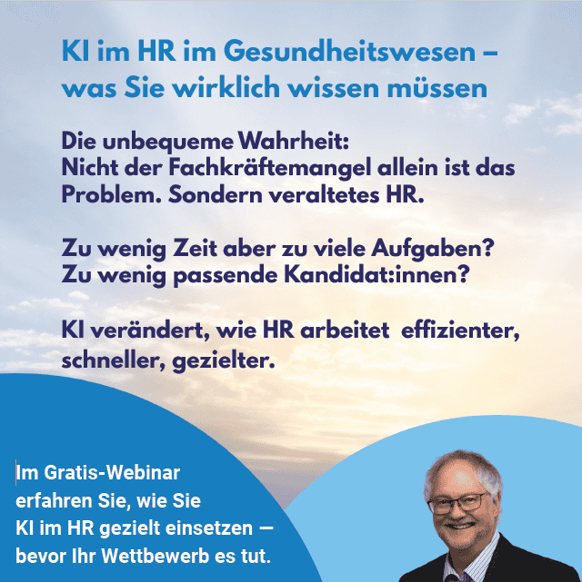 Webinar zu KI im HR im Gesundheitswesen