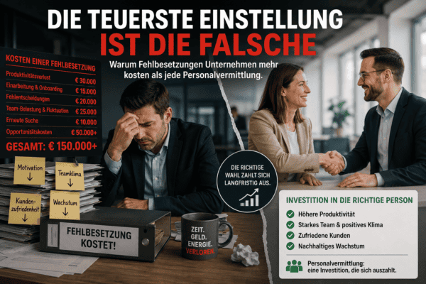 Grafik zu Kosten einer Fehlbesetzung im Unternehmen