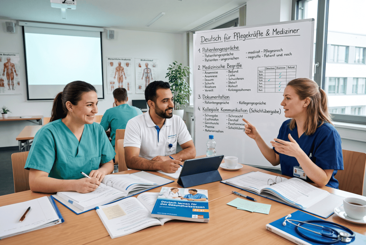 Deutsch lernen für das Gesundheitswesen
